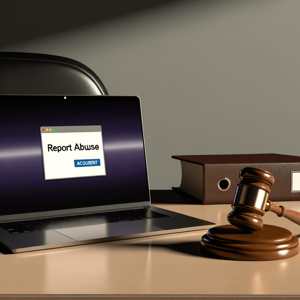 Laptop showing